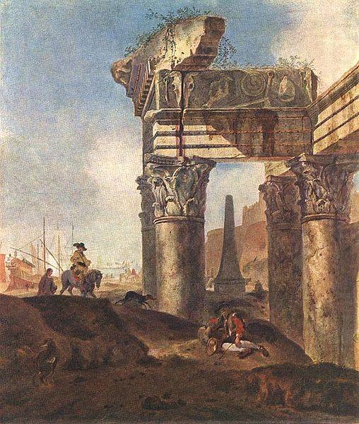 Jan Baptist Weenix Ancient Ruins china oil painting image